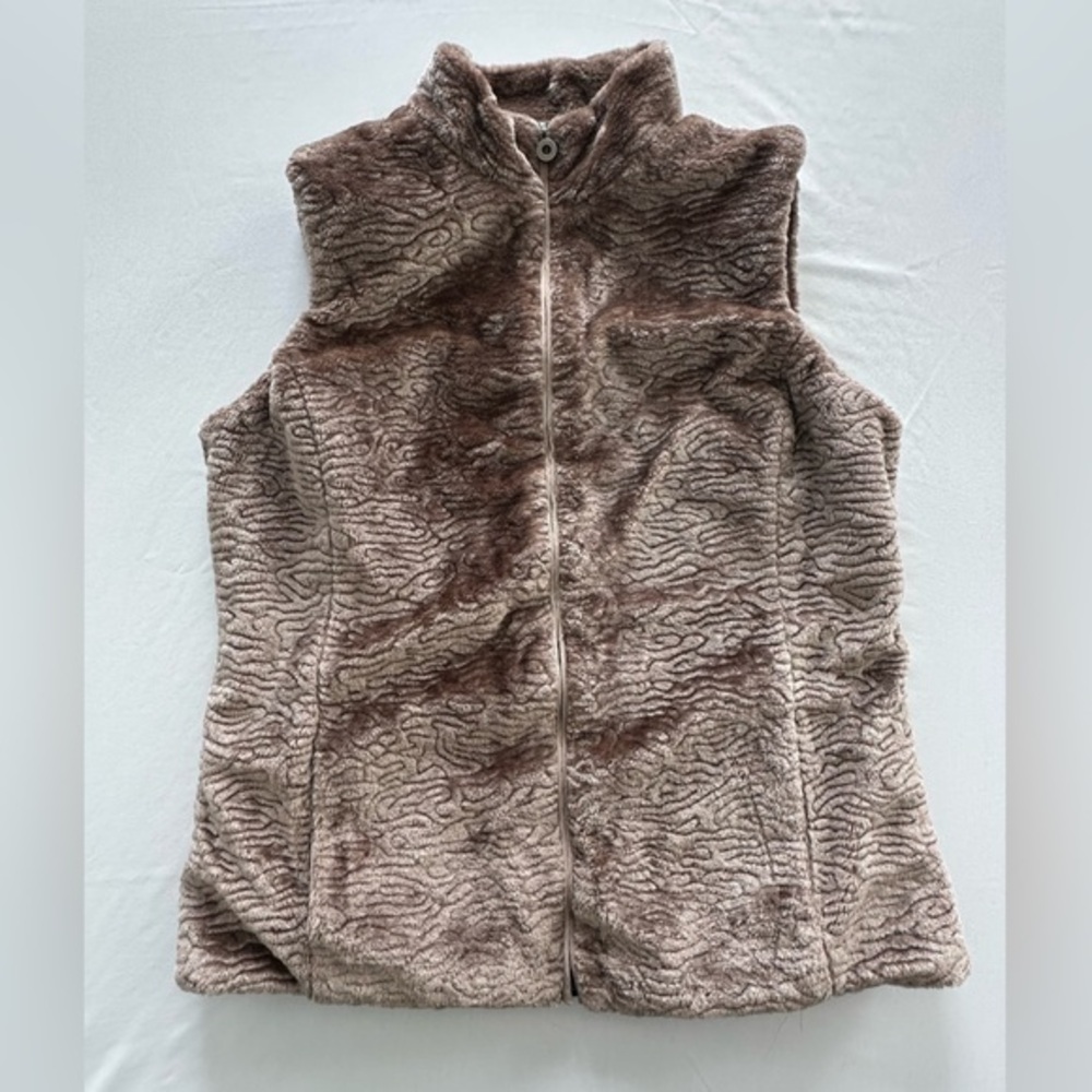 Reversible women’s T15COCO
IGUANA brown /taupe vest size medium